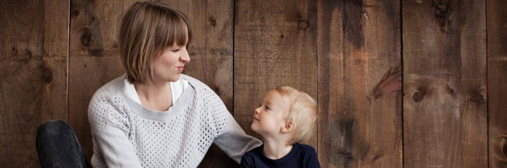 Fresh Start Home sales mother and her son for decorative purposes only