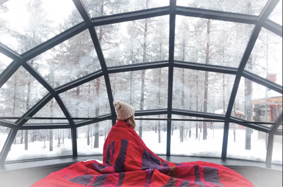 Hotel Kakslauttanen Arctic Resort in East Village, Finland
