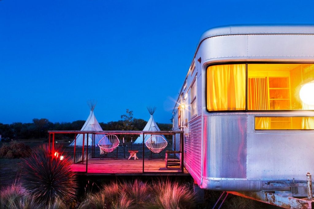 Hotel El Cosmico in Marfa, Texas