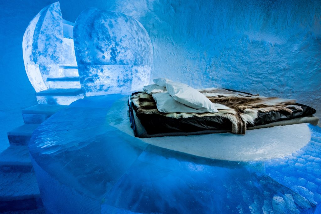 IceHotel in Jukkasjarvi, Sweden