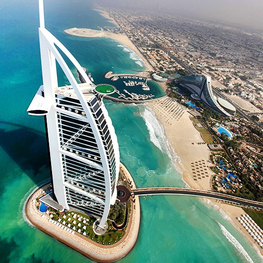 Burj Al Arab Hotel in Jumeirah, Dubai