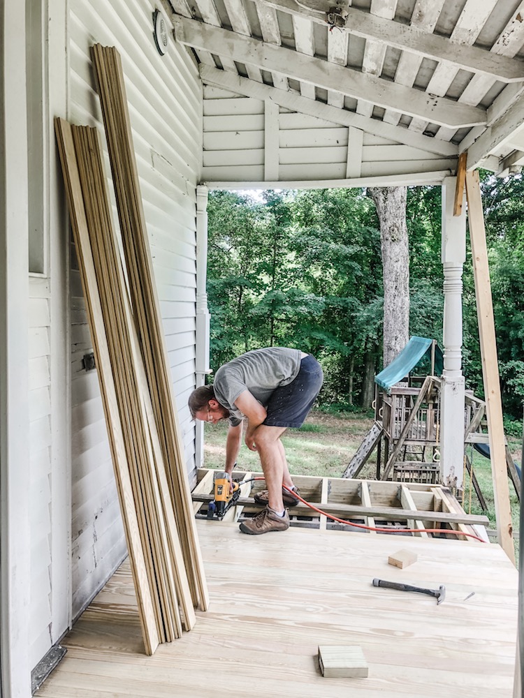 Back Porch Rebuild and Refresh