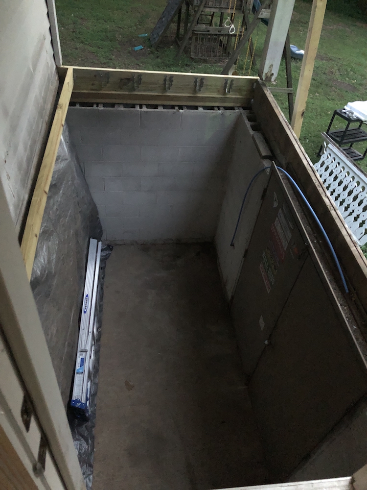 Back Porch Rebuild and Refresh