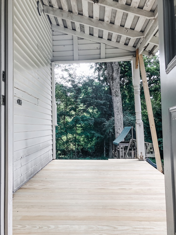 Back Porch Rebuild and Refresh