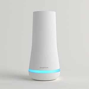 Simplisafe base state with blue light