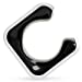 CLUG CLUGSWHBK Fahrradhalterung, White/Black, 23-32mm / 1-1.25