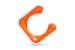 Clug Cluglwhor Fahrradhalterung, White/Orange, 42-62 mm