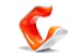 Clug Cluglwhor Fahrradhalterung, White/Orange, 42-62 mm
