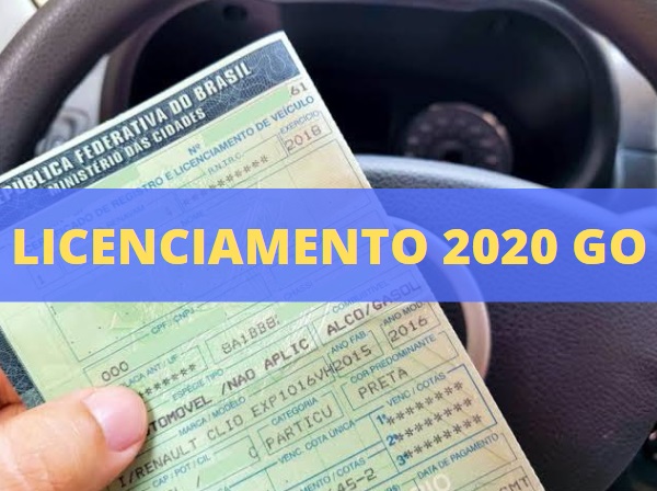 tudo sobre licenciamento 2020 go