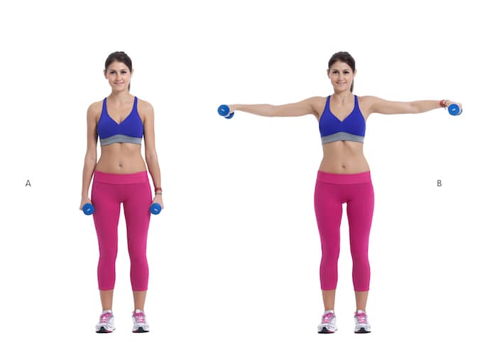 Krafttraining R&uuml;cken &Uuml;bungen Fl&uuml;gel heben