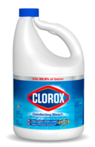 cleaning with bleach