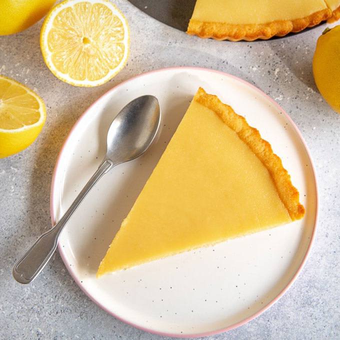 Paleo Lemon Curd Tart