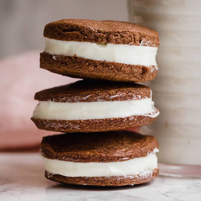 Homemade Paleo Oreo Cookies