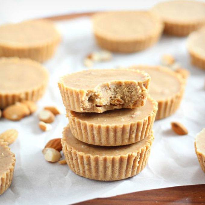 Honey Almond Fudge Cups