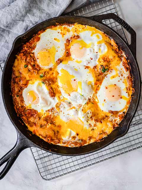 Low-Carb Tuna Shakshuka