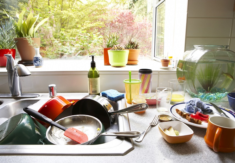 kitchen clutter