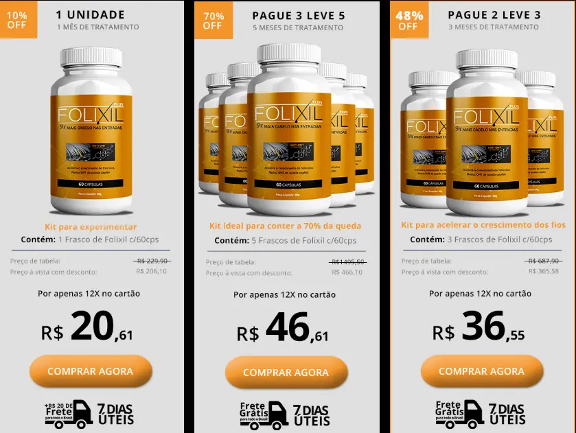 Folixil Pre&ccedil;o