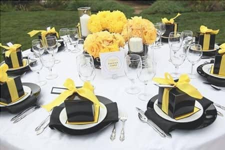 tips, photos, and images for a wedding with a yellow color
