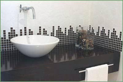 Small bathroom with pads