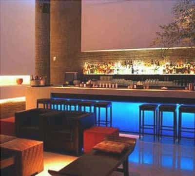 the decor of the bars