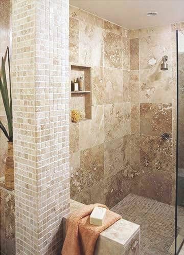 Pictures of Decorated bathrooms with beige
