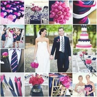 how to decorate for a wedding with a blue color
