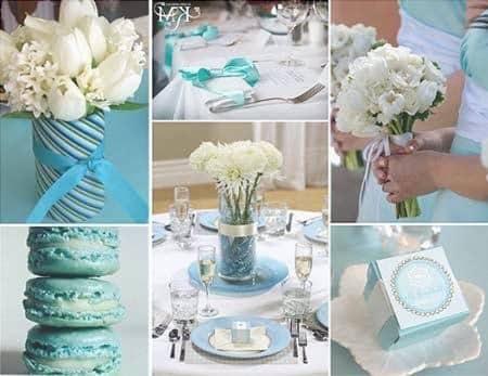 tips on how to decorate for a wedding with blue