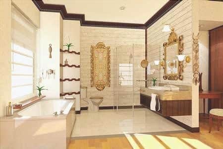 en-suite bathrooms with d&eacute;cor, trendy