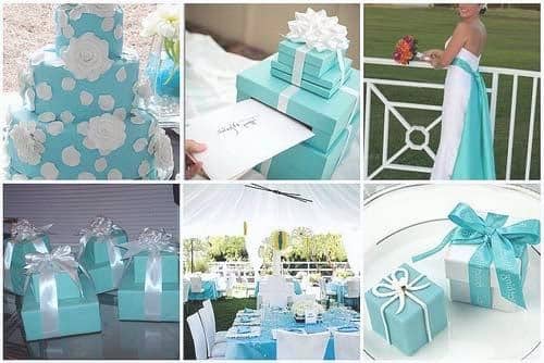 Tips from the Marriage of blue turquoise and white