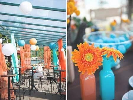 Tips for the Wedding-blue and orange