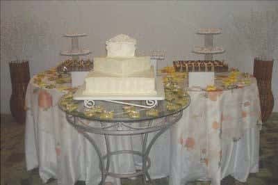 The pictures of the Tables for a simple wedding