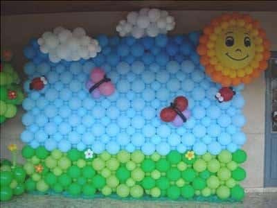 Images of decorating with balls
