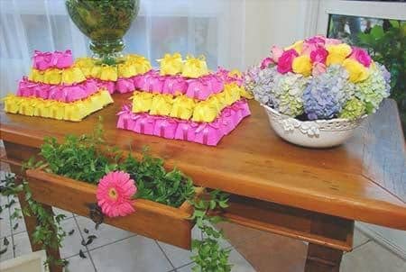 photos, images, pictures, hints and tips for Wedding pink and yellow
