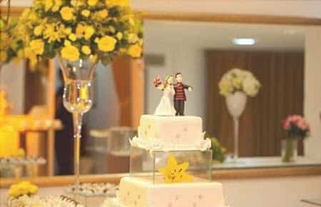 Tips from the table of the cake for your wedding