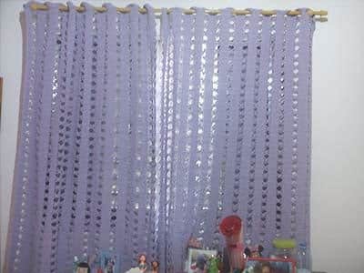 the tips of curtains crochet