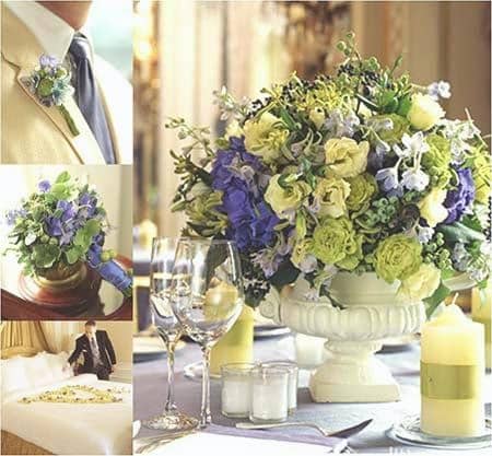 how to decorate for a wedding with a yellow