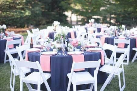 tips on how to decorate for a wedding with a blue color