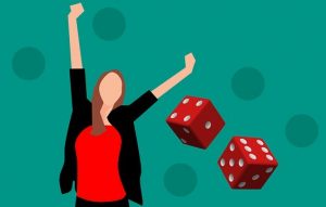 lady and dices