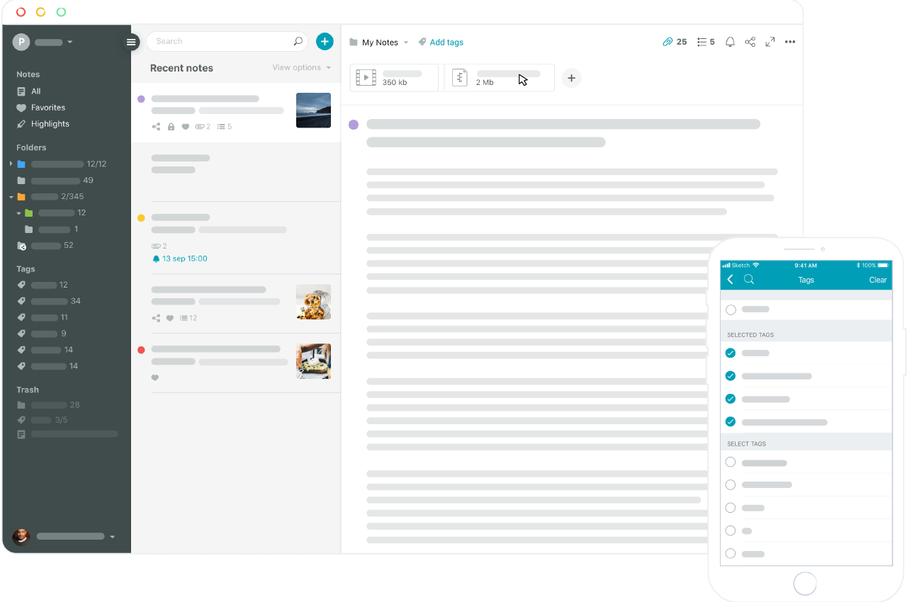 Tags give your pages context and meaning. The main advantage of tags is that you can add many of them to one page (unlike a folder).