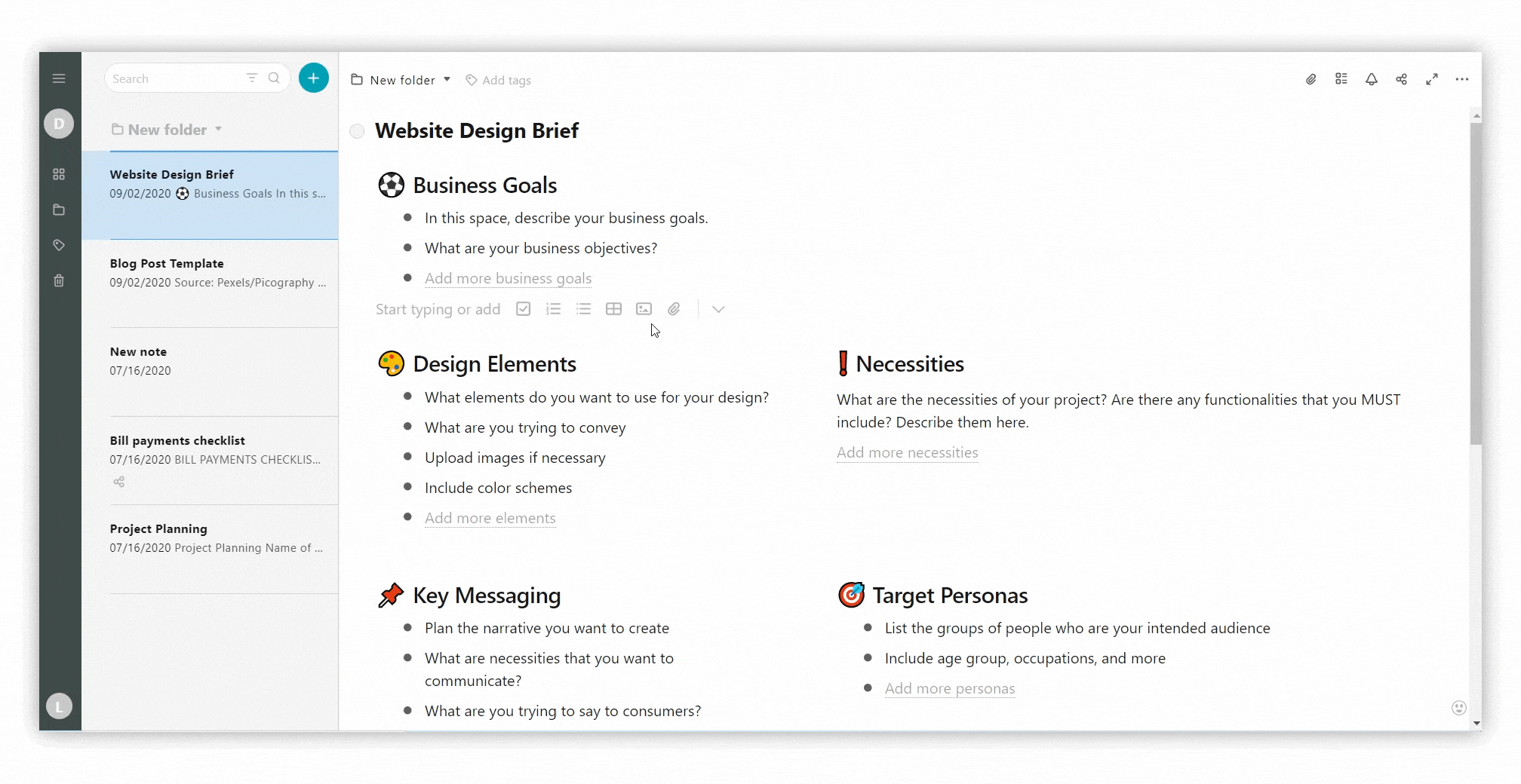 Use a divider to structure your page and separate one section from another.