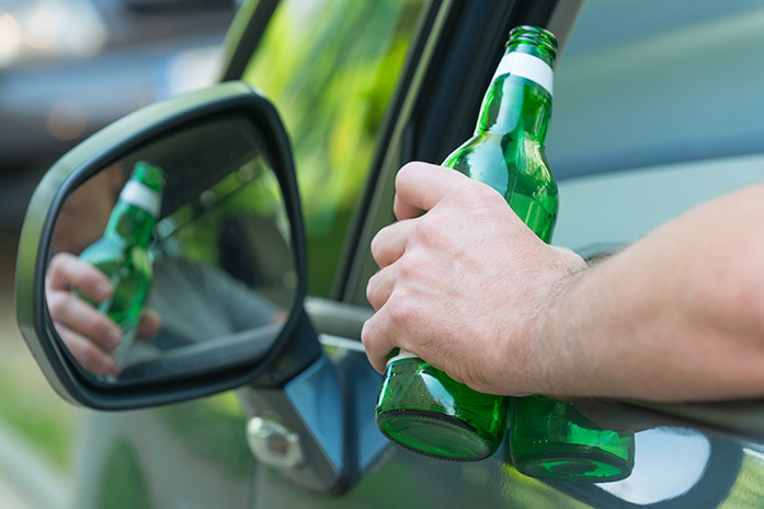 Man driving drunk in Jackson Heights, NY 