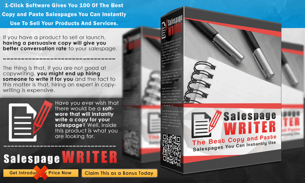 Salespage Writer Info Graphic