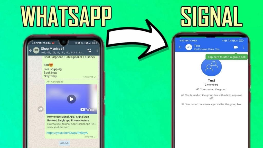 How to transfer WhatsApp Groups to Signal?