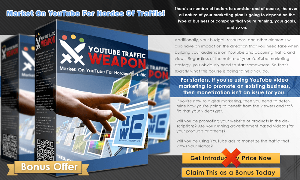 Youtube Traffic Weapon Info Graphic