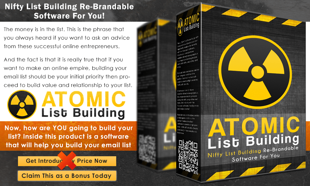 Atomic List Building Info Graphict