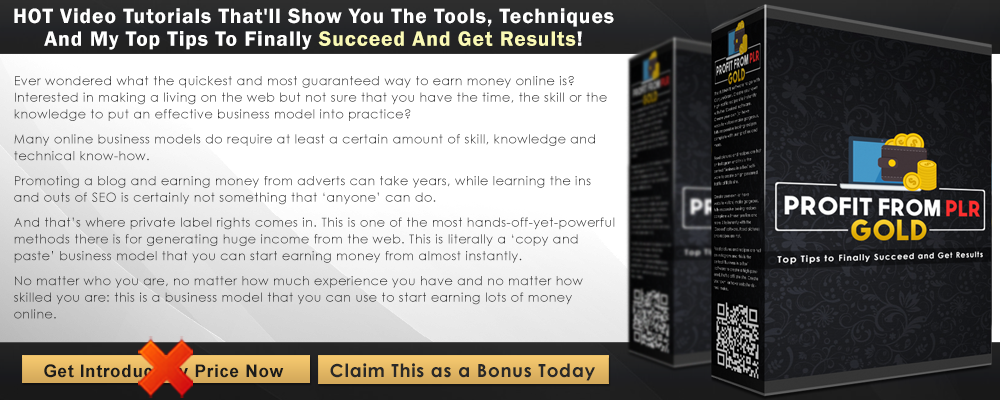 Profit+from+plr+gold+Infographic