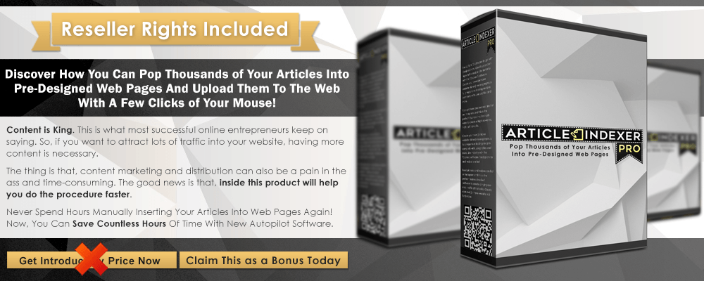 Article Indexer Pro Infographic