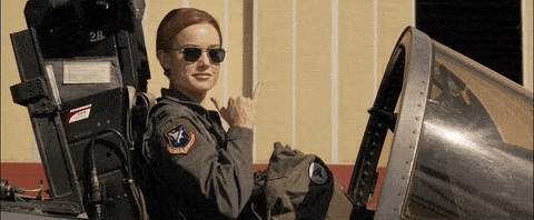 Captain Marvel is stoked you want to start working out!