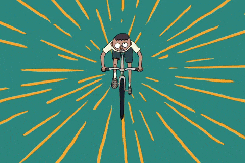 I wonder if this kid is biking to go squat?