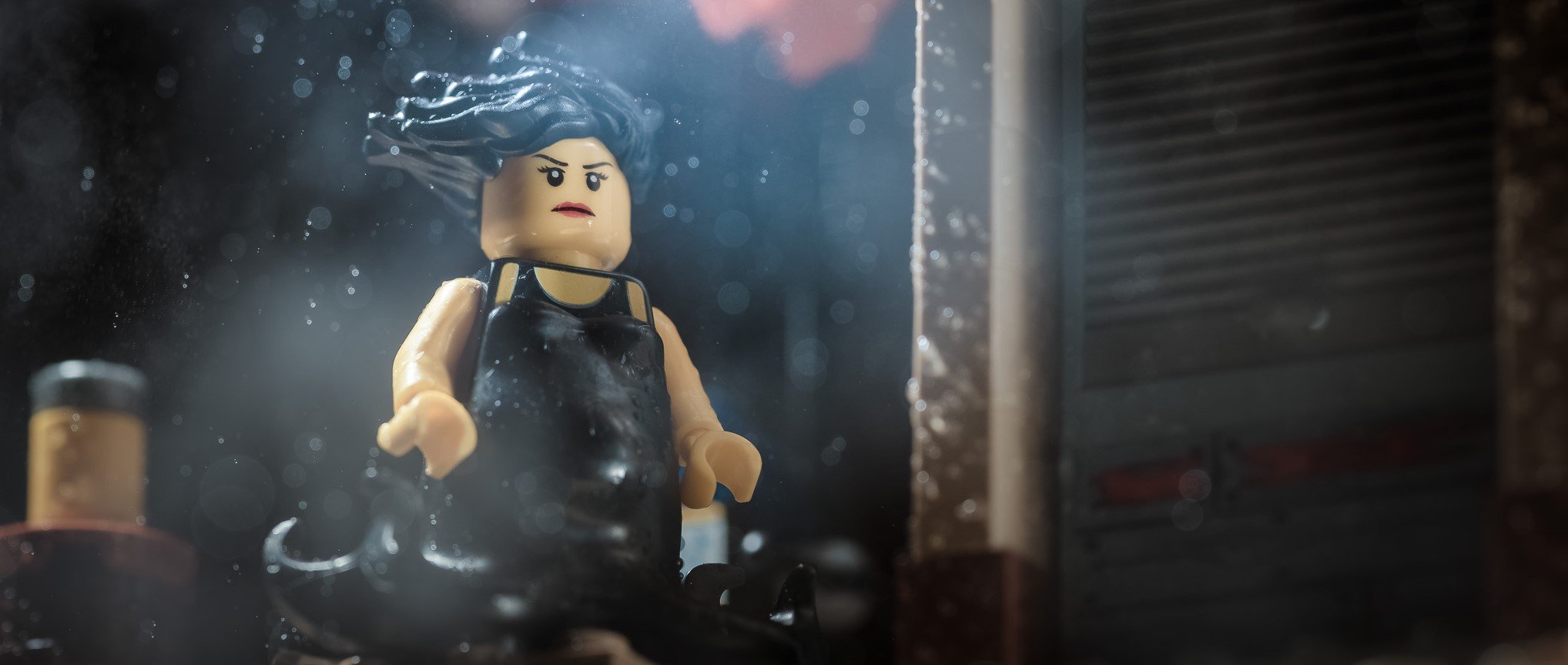 This merwoman looks like she means business.